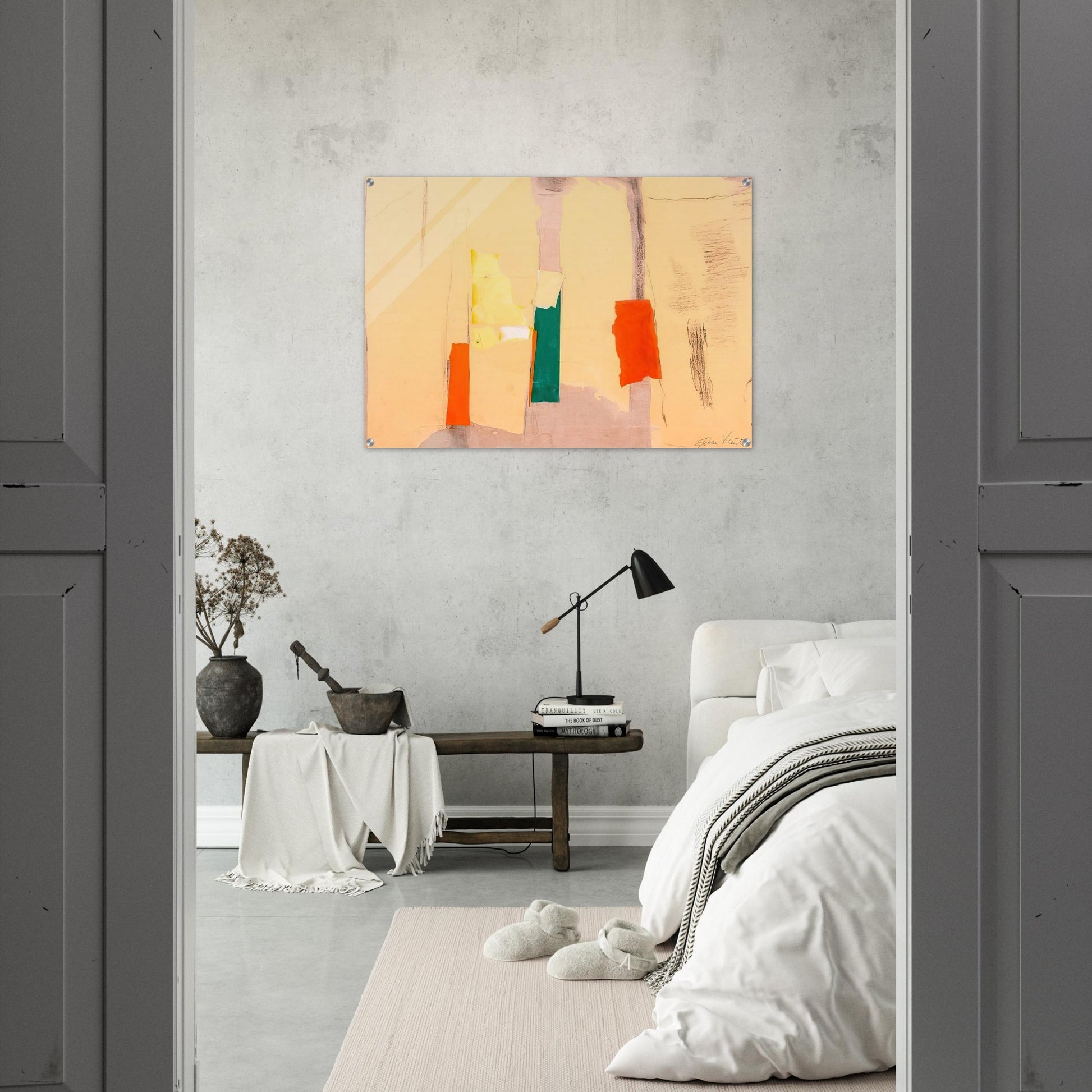 UNTITLED 1998 - Esteban Vicente Acrylic Print - 70x100 cm / 28x40″ inches