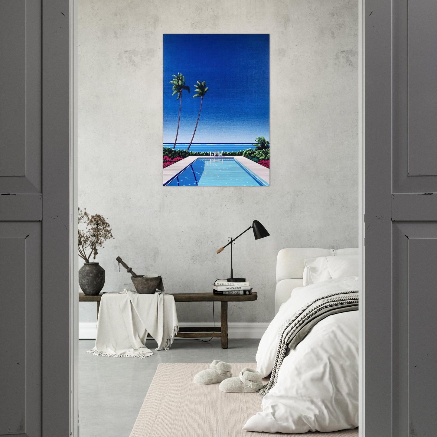 Watermelon Pool - Hiroshi Nagai Brushed Aluminum Print - 70x100 cm / 28x40 inches | Hiroshi Nagai Aluminum Print | Hiroshi Nagai Prints