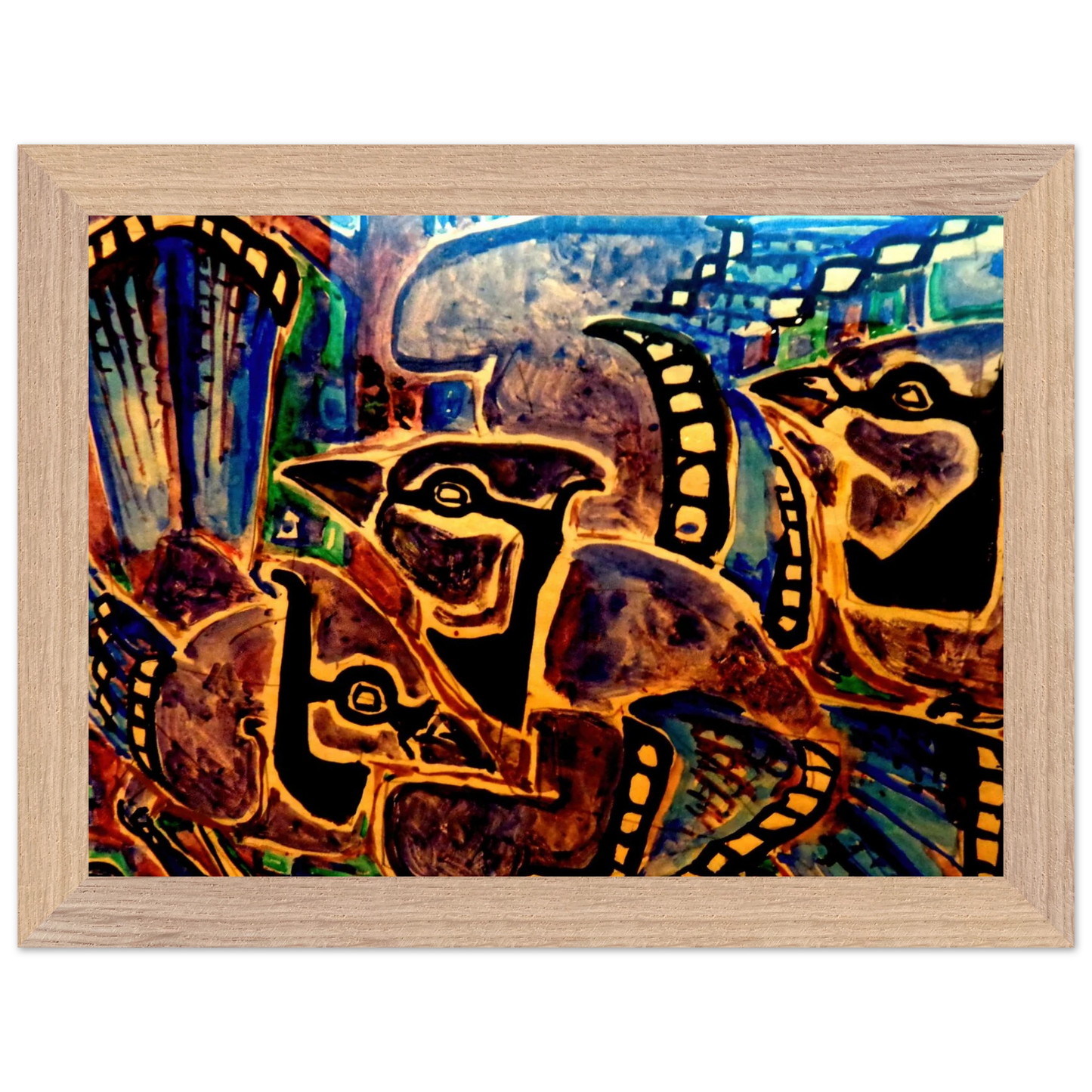 Walter Inglis Anderson - Walter Anderson Wall art - 15x20 cm / 6x8 inches - Premium Wooden Framed Poster With Fine Art Paper-canvas - White frame