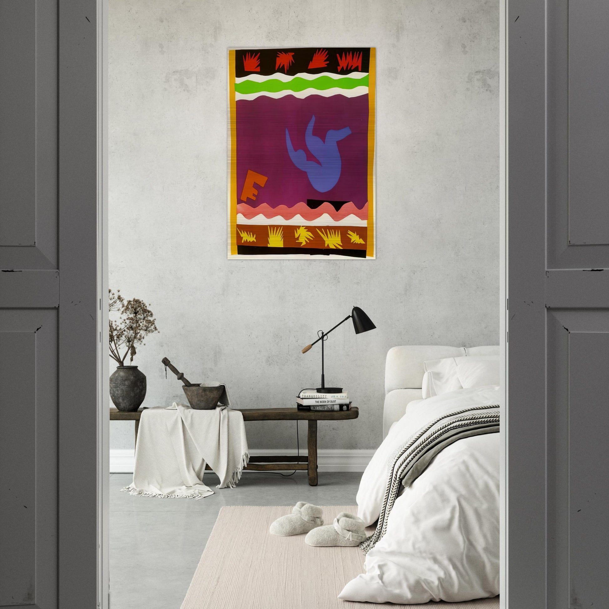 THE TOBOGGAN 1943 - Henri Matisse Brushed Aluminum Print - 70x100 cm / 28x40 inches | Henri Matisse Aluminum Print | Henri Matisse Prints