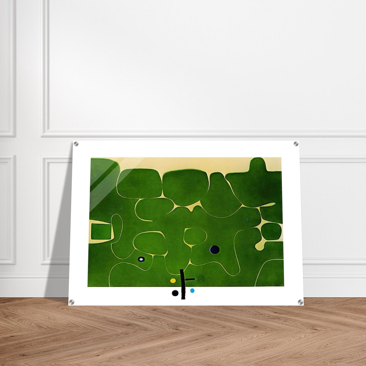 IL LABIRINTO DELLA PSICHE 1986 - Victor Pasmore Acrylic Print - 70x100 cm / 28x40″ inches
