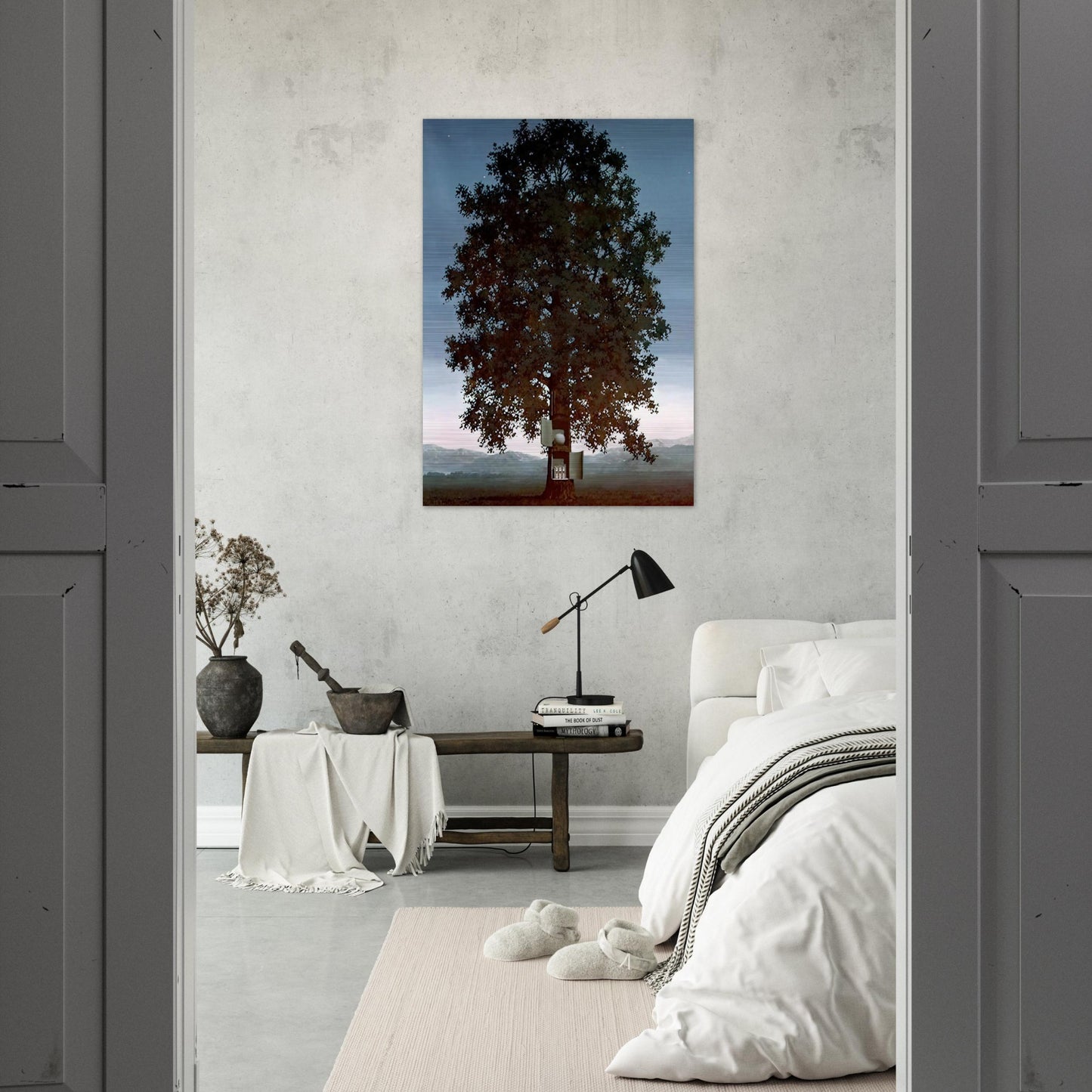 THE VOICE OF BLOOD 1959 - Rene Magritte Brushed Aluminum Print - 70x100 cm / 28x40 inches | Rene Magritte Aluminum Print | Rene Magritte Prints