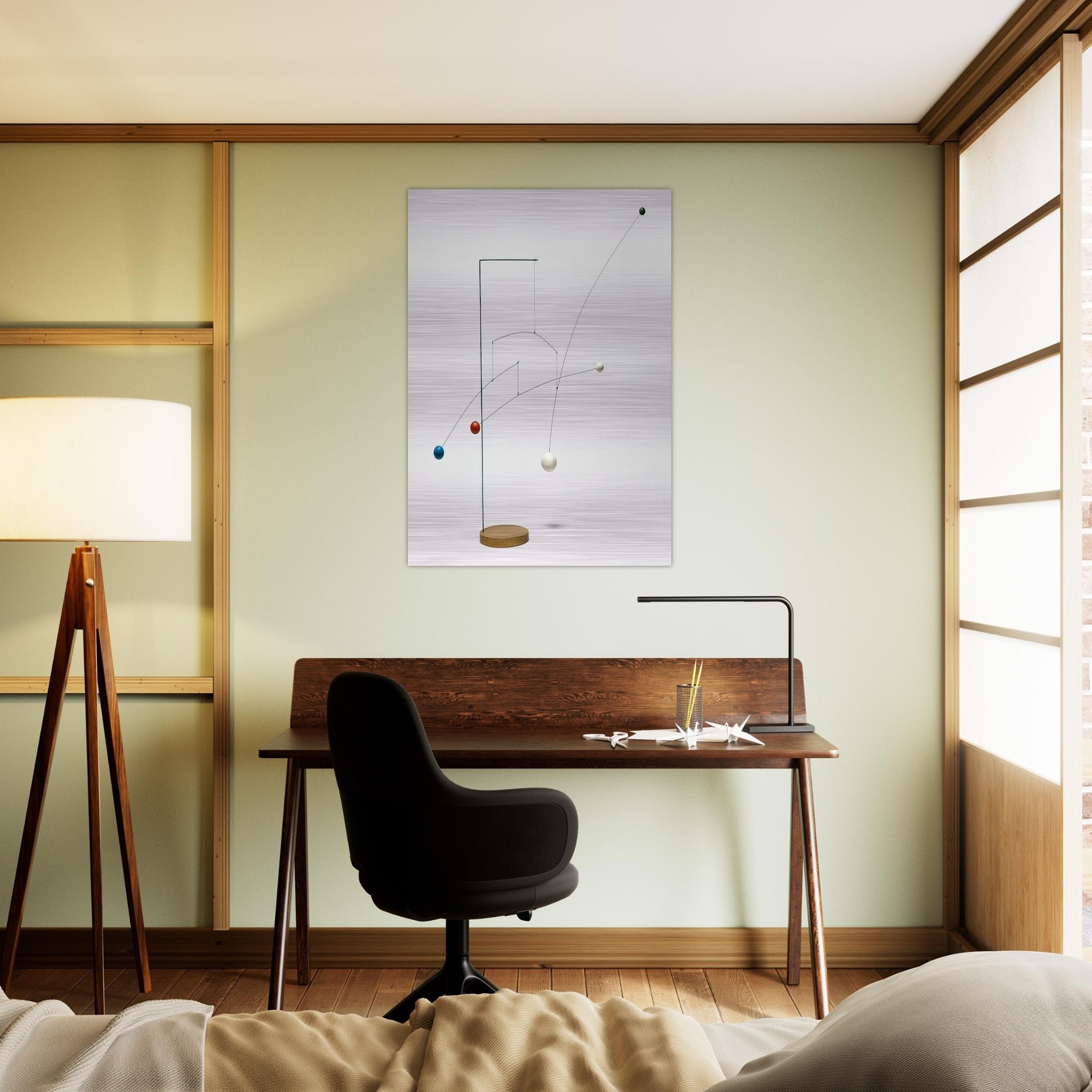 UNTITLED 1935 - Alexander Calder Brushed Aluminum Print - 70x100 cm / 28x40 inches | Alexander Calder Aluminum Print | Alexander Calder Prints