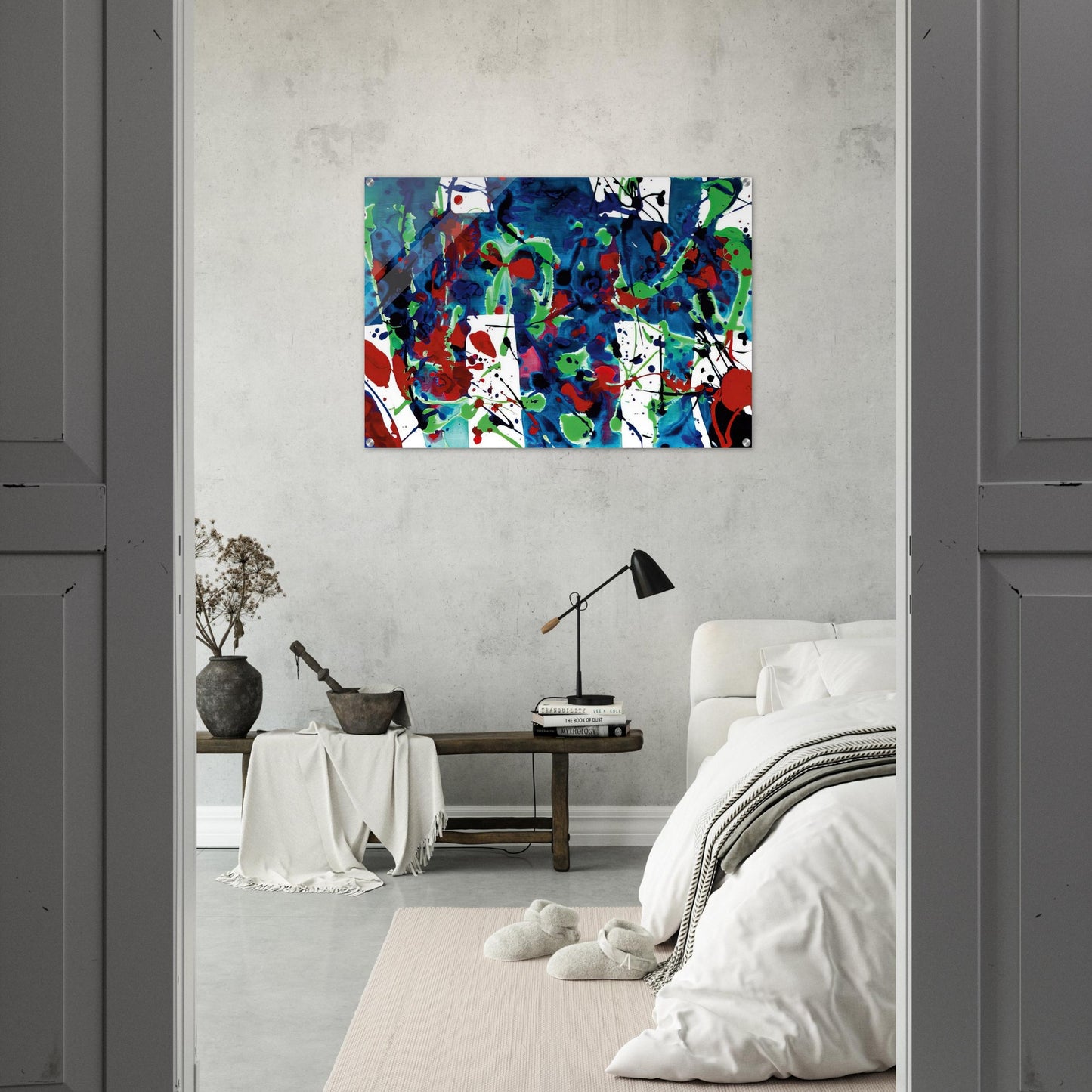 Untitled  SFP94-33  SFF 1709  - Sam Francis Acrylic Print - 70x100 cm / 28x40″ inches