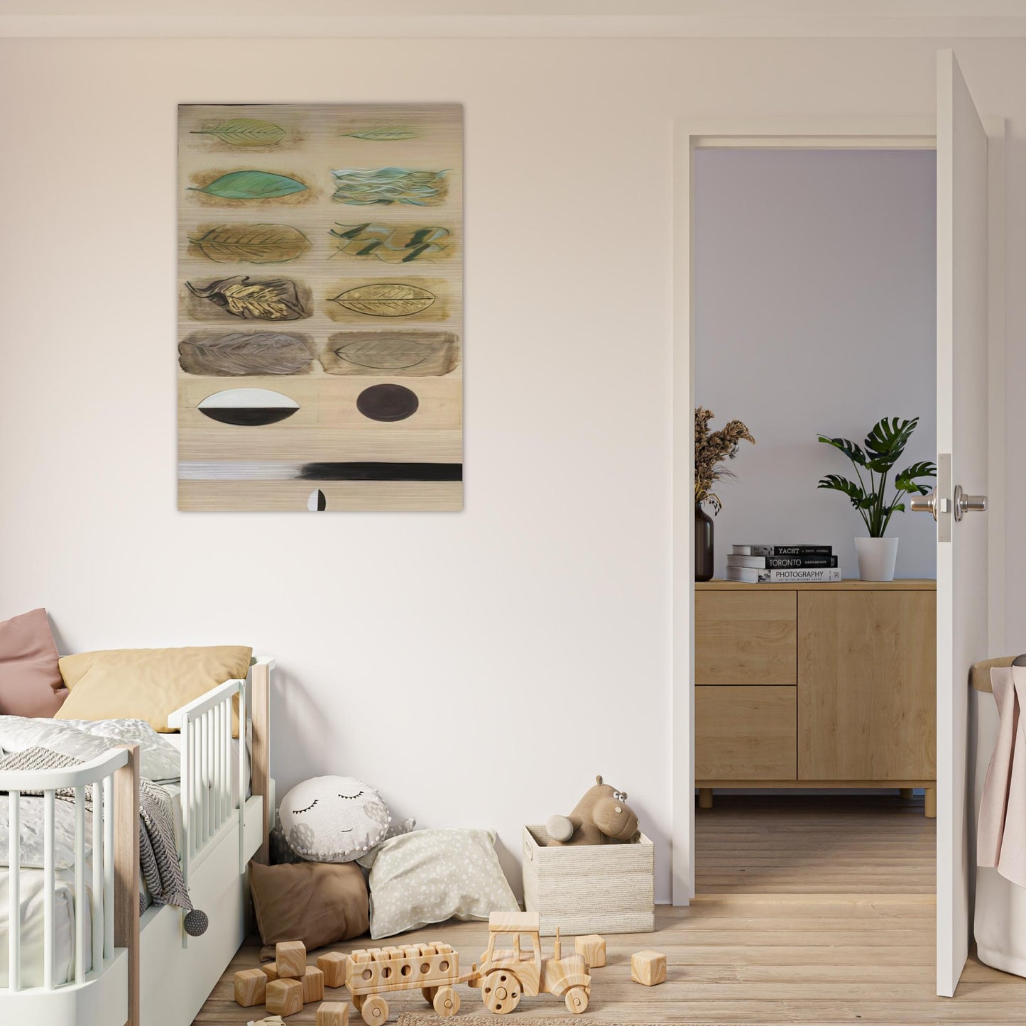 Life Cycle of a Leaf - Expressionism - Morris Graves Brushed Aluminum Print - 70x100 cm / 28x40 inches | Morris Graves Aluminum Print | Morris Graves Prints