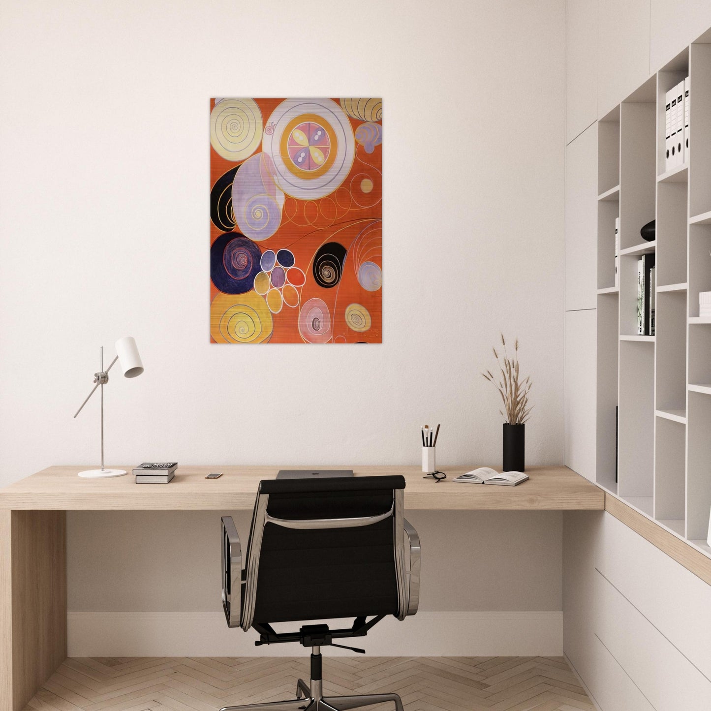 THEY TENS MAINSTAY IV 1907 - Hilma af Klint Brushed Aluminum Print - 70x100 cm / 28x40 inches | Hilma af Klint Aluminum Print | Hilma af Klint Prints
