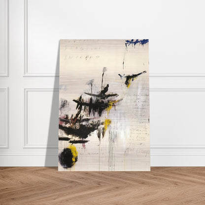 Quattro stagioni I. Inverno - Cy Twombly Brushed Aluminum Print - 70x100 cm / 28x40 inches | Cy Twombly Aluminum Print | Cy Twombly Prints
