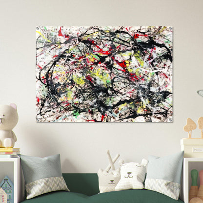 NUMBER 48 1949 - Jackson Pollock Acrylic Print - 70x100 cm / 28x40″ inches