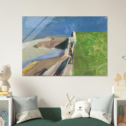 Seawall - Richard Diebenkorn Acrylic Print - 70x100 cm / 28x40″ inches