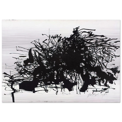 Nomads - 1960 - Robert Goodnough Brushed Aluminum Print - 70x100 cm / 28x40 inches | Robert Goodnough Aluminum Print | Robert Goodnough Prints