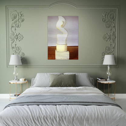 Rising Up S elevant - Jean Arp Brushed Aluminum Print - 70x100 cm / 28x40 inches | Jean Arp Aluminum Print | Jean Arp Prints