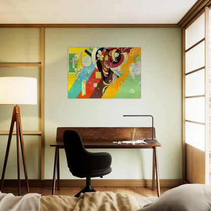 COMPOSITION IX 1936 - Wassily Kandinsky Brushed Aluminum Print - 70x100 cm / 28x40 inches | Wassily Kandinsky Aluminum Print | Wassily Kandinsky Prints