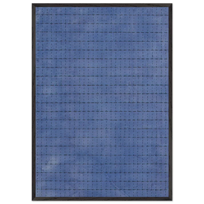 Starlight - Agnes Martin 70x100 cm / 28x40 inches Framed Art Print – Black Wooden Frame
