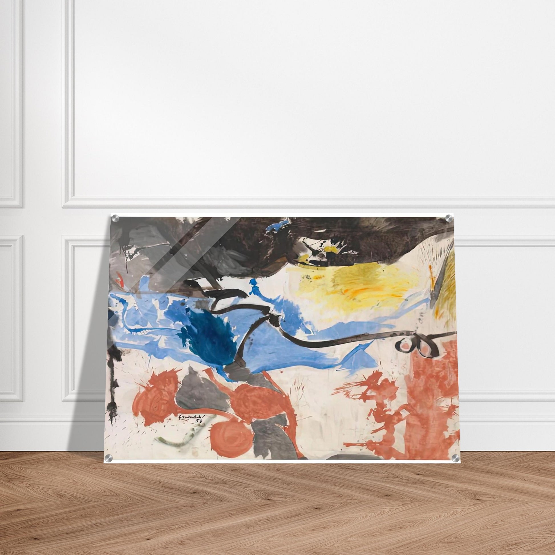 Hotel Cro-Magnon, 1958- - Helen Frankenthaler Acrylic Print - 70x100 cm / 28x40″ inches