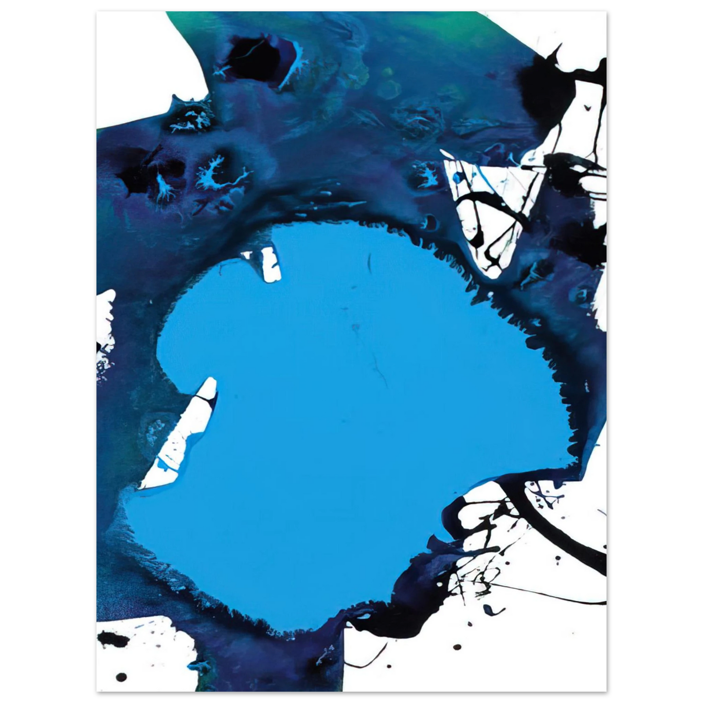 Sam Francis - Untitled  SFP94-121  SFF 1791   75x100 cm / 30x40inches Fine Art Poster
