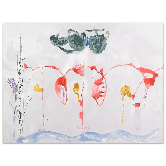 Helen Frankenthaler - Aerie - 2009 Wall art - 13x18 cm / 5x7 inches - Fine Art Poster-canvas - -
