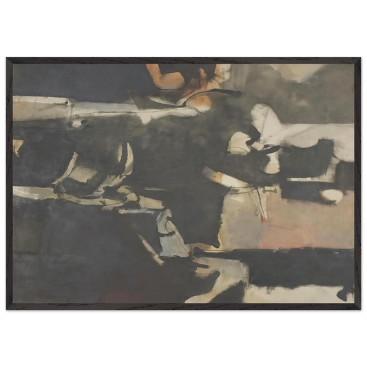 Albuquerque 20 - Richard Diebenkorn 70x100 cm / 28x40 inches Framed Art Print – Black Wooden Frame
