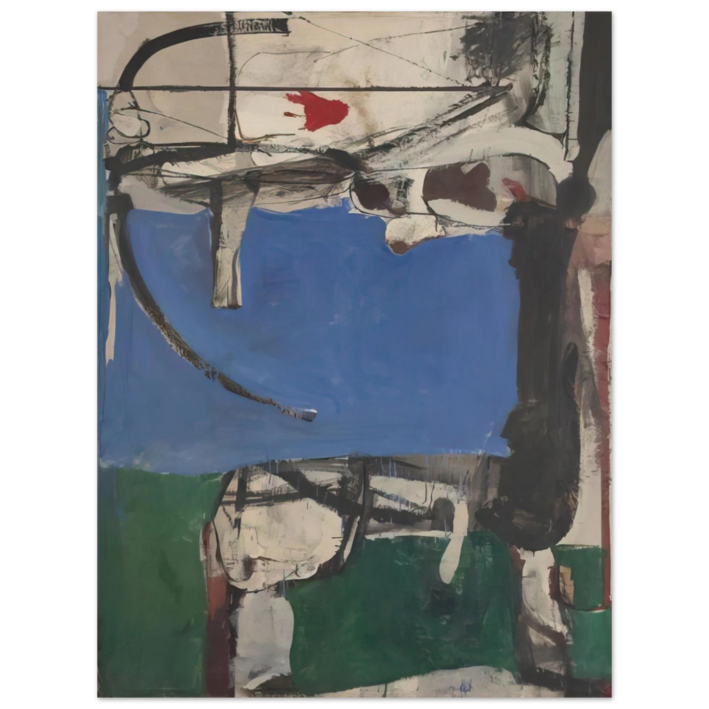 Richard Diebenkorn - Urbana #2 The Archer  75x100 cm / 30x40inches Fine Art Poster