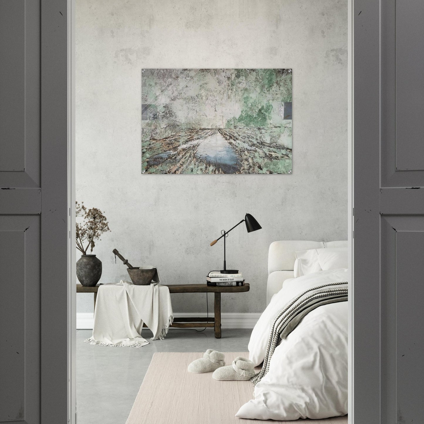 THE LAND OF THE TWO RIVERS ZWEISTROMLAND 1995 - Anselm Kiefer Acrylic Print - 70x100 cm / 28x40″ inches
