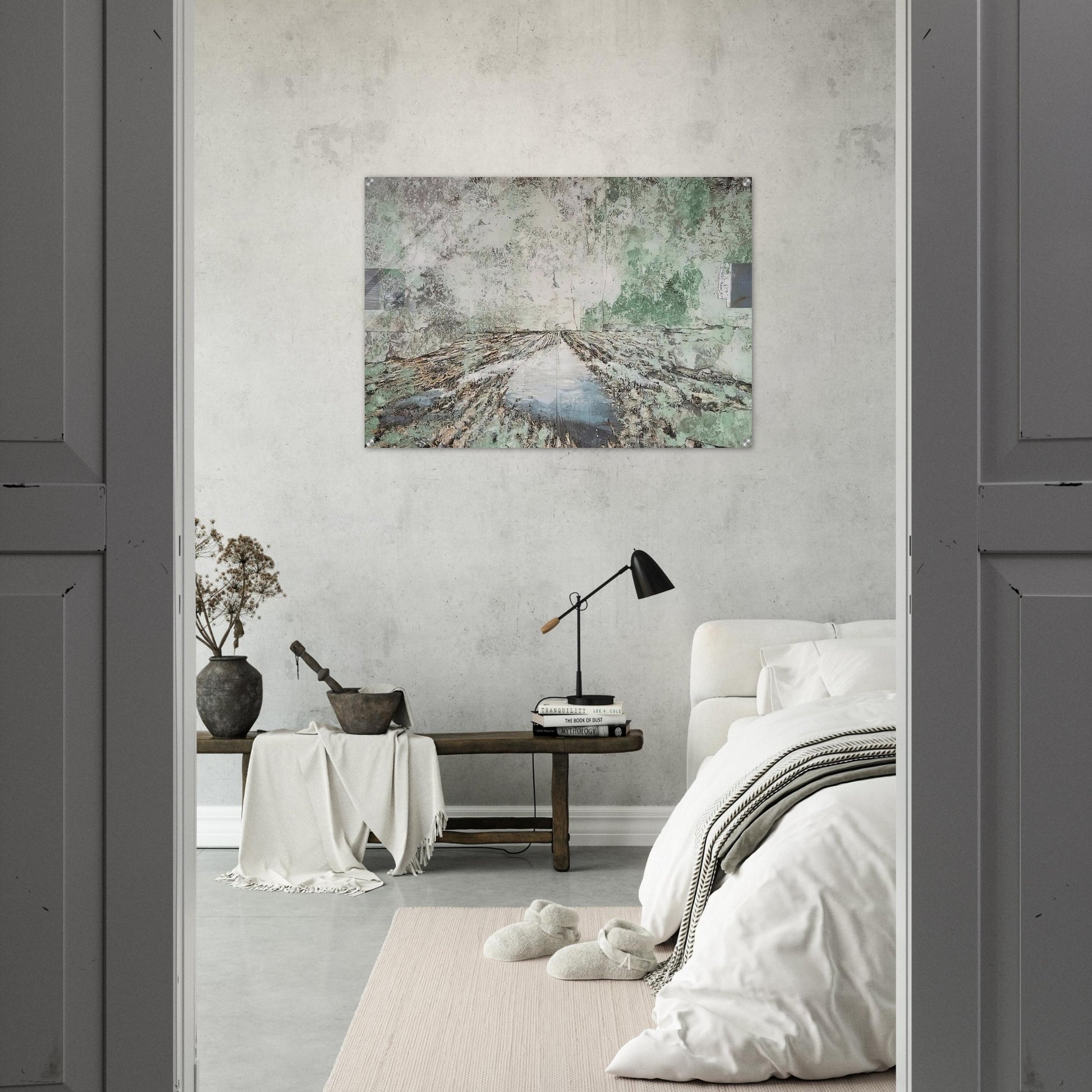 THE LAND OF THE TWO RIVERS ZWEISTROMLAND 1995 - Anselm Kiefer Acrylic Print - 70x100 cm / 28x40″ inches