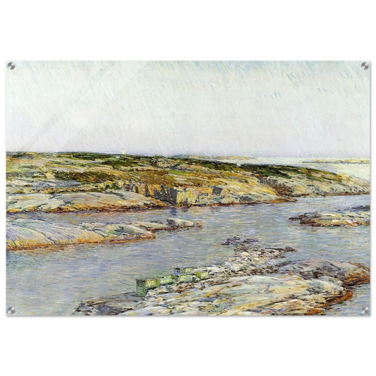 Summer Afternoon, Isles of Shoals - Childe Hassam Acrylic Print - 70x100 cm / 28x40″ inches