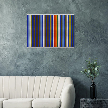 Citadel - 1962 - Gene Davis Brushed Aluminum Print - 70x100 cm / 28x40 inches | Gene Davis Aluminum Print | Gene Davis Prints