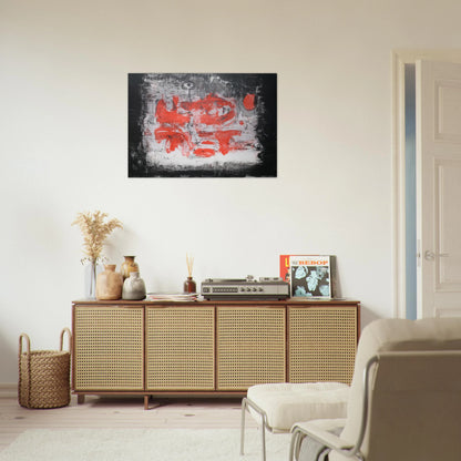 UNTITLED 1956 1 - Zao Wou-Ki Brushed Aluminum Print - 70x100 cm / 28x40 inches | Zao Wou-Ki Aluminum Print | Zao Wou-Ki Prints