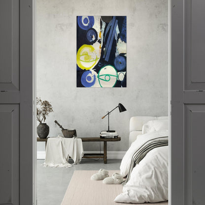 Orakel - 1964 - Ernst Wilhelm Nay Brushed Aluminum Print - 70x100 cm / 28x40 inches | Ernst Wilhelm Nay Aluminum Print | Ernst Wilhelm Nay Prints