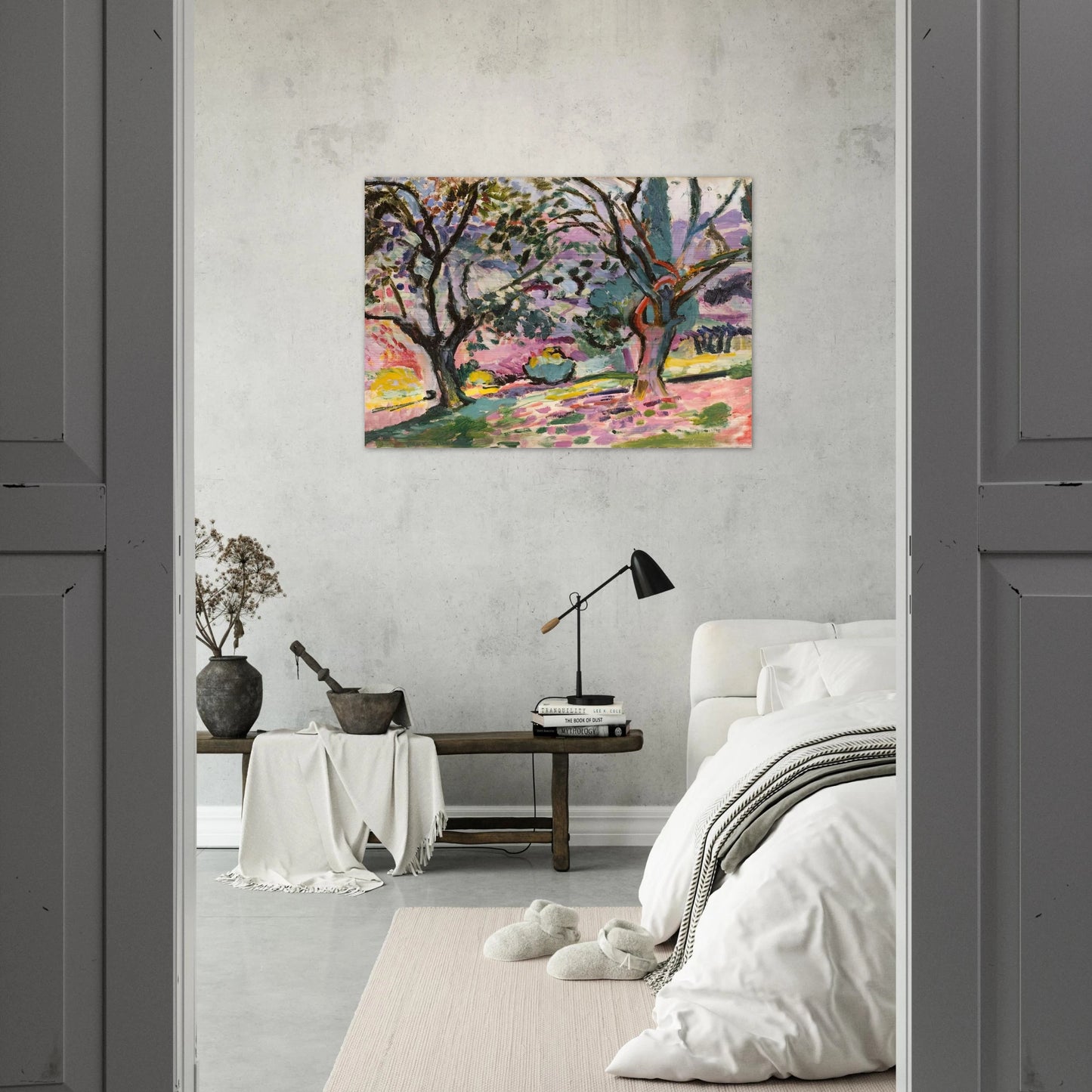 OLIVE TREES AT COLLIOURE 1906 - Henri Matisse Brushed Aluminum Print - 70x100 cm / 28x40 inches | Henri Matisse Aluminum Print | Henri Matisse Prints
