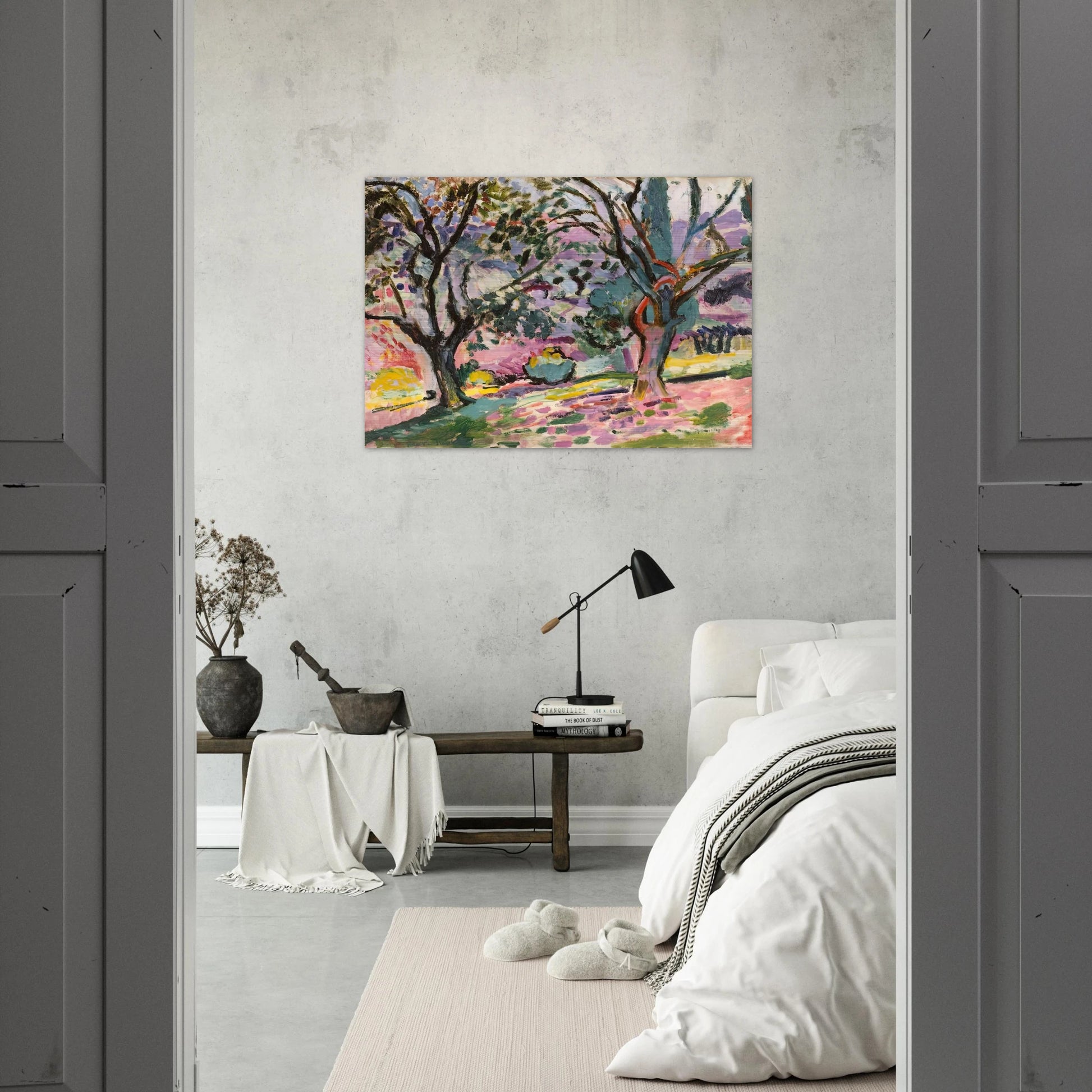 OLIVE TREES AT COLLIOURE 1906 - Henri Matisse Brushed Aluminum Print - 70x100 cm / 28x40 inches | Henri Matisse Aluminum Print | Henri Matisse Prints