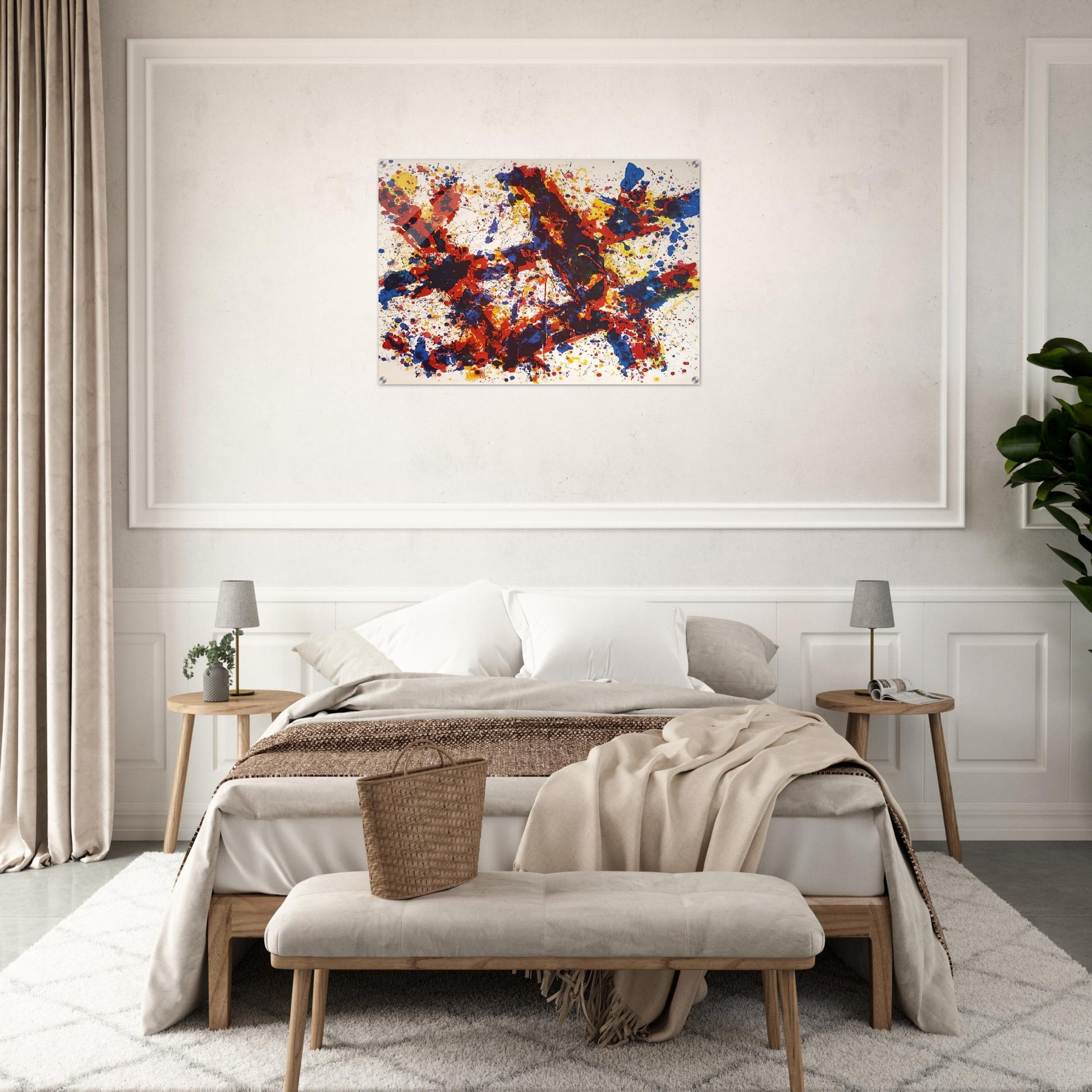 Firewood - Sam Francis Acrylic Print - 70x100 cm / 28x40″ inches