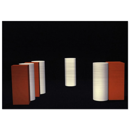 Ballet Neoconcreto # 1 - 1958 - Lygia Pape Brushed Aluminum Print - 70x100 cm / 28x40 inches | Lygia Pape Aluminum Print | Lygia Pape Prints