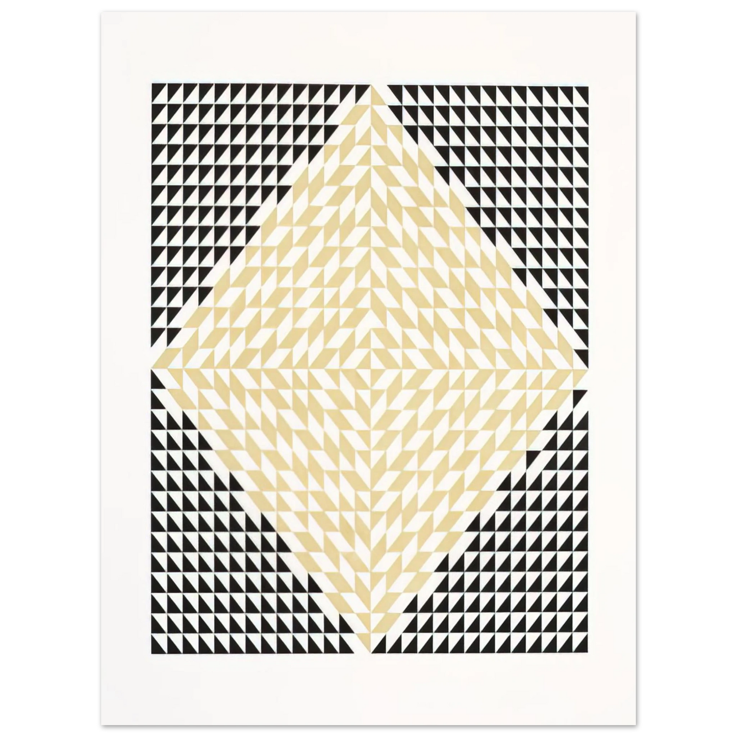 Anni Albers - SECOND MOVEMENT V 1968  75x100 cm / 30x40inches Fine Art Poster