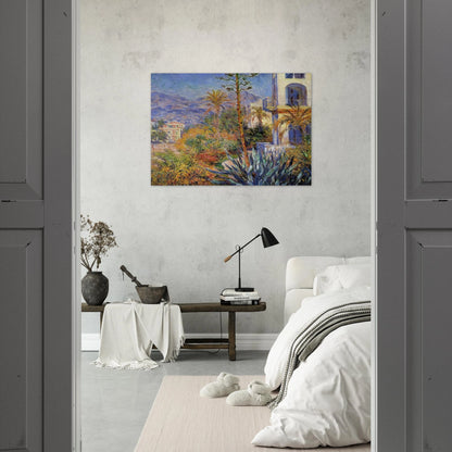 Villas at Bordighera - claude monet Brushed Aluminum Print - 70x100 cm / 28x40 inches | claude monet Aluminum Print | claude monet Prints