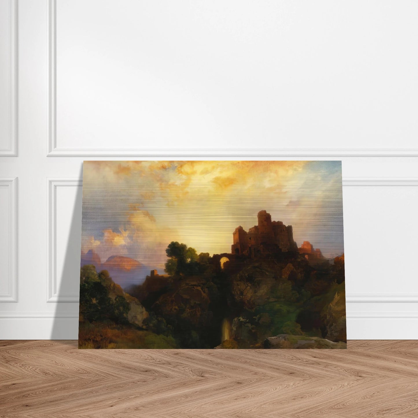Caledonia - Thomas Moran Brushed Aluminum Print - 70x100 cm / 28x40 inches | Thomas Moran Aluminum Print | Thomas Moran Prints