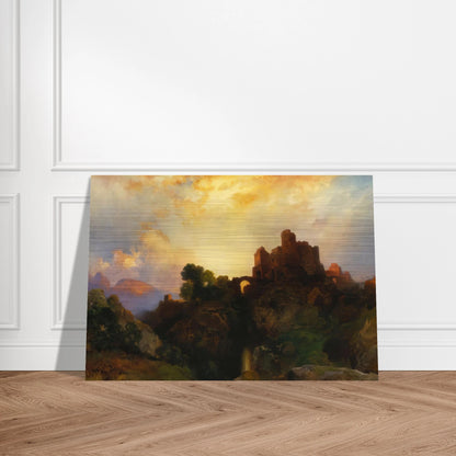 Caledonia - Thomas Moran Brushed Aluminum Print - 70x100 cm / 28x40 inches | Thomas Moran Aluminum Print | Thomas Moran Prints