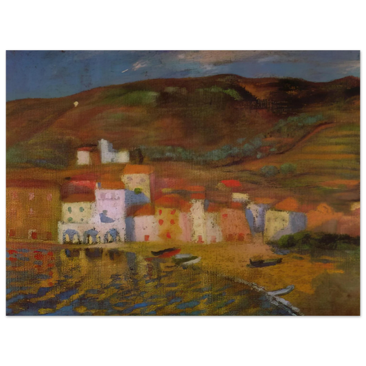 Salvador Dali - PORTDOGUE AND MOUNT PANI FROM AYUNTAMIENTO  75x100 cm / 30x40inches Fine Art Poster