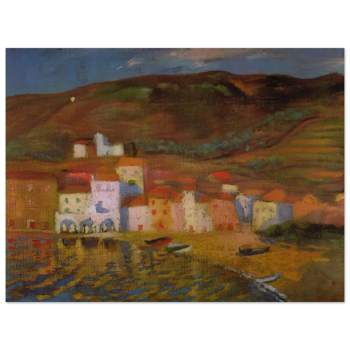 Salvador Dali - PORTDOGUE AND MOUNT PANI FROM AYUNTAMIENTO  75x100 cm / 30x40inches Fine Art Poster