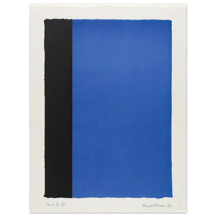 Barnett Newman - Canto IX  75x100 cm / 30x40inches Fine Art Poster