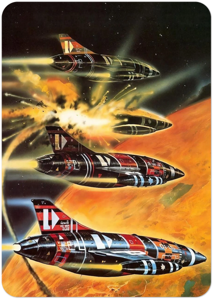 Chris Foss By Chris Foss Pack of 10 Post Cards | Chris Foss Post Cards | A6 (10.5 x 14.8 cm) - 4.1 x 5.8 inches