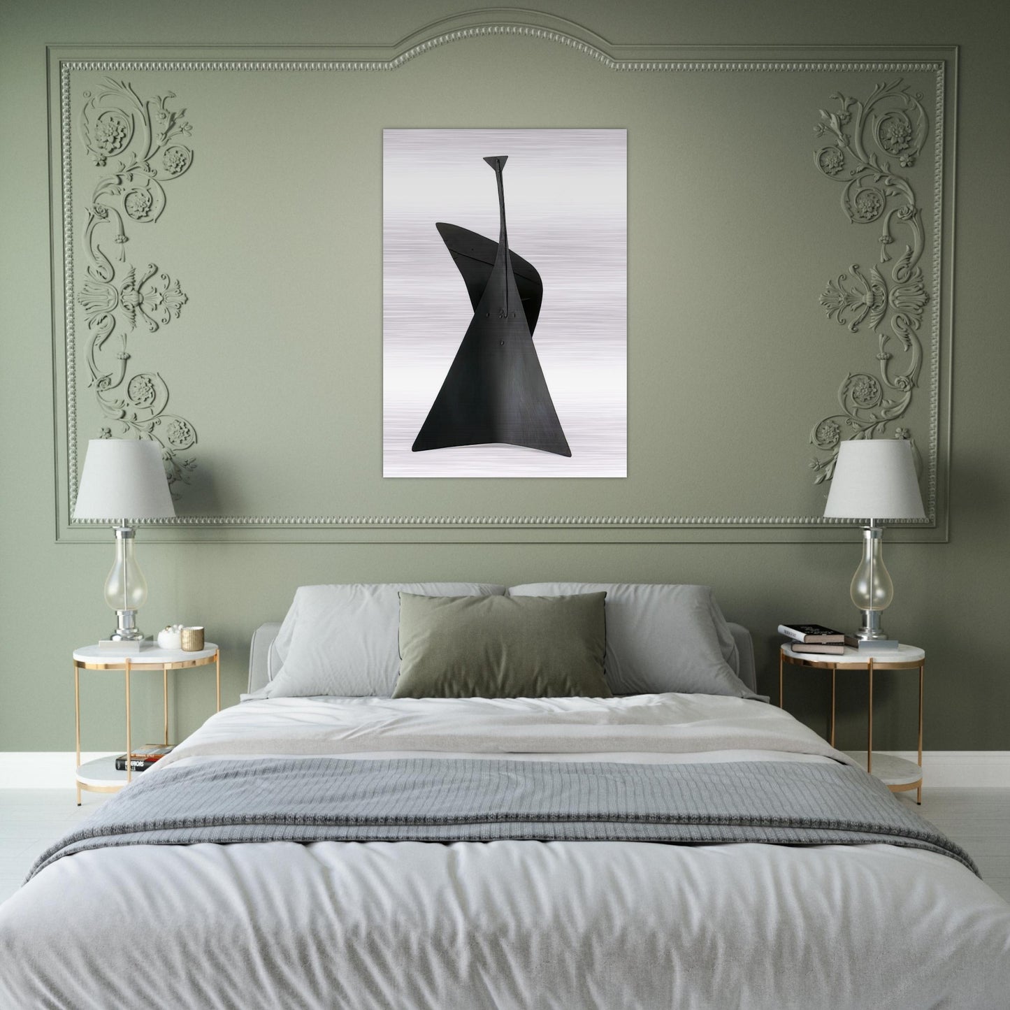 LITTLE ARCH MAQUETTE 1940 - Alexander Calder Brushed Aluminum Print - 70x100 cm / 28x40 inches | Alexander Calder Aluminum Print | Alexander Calder Prints