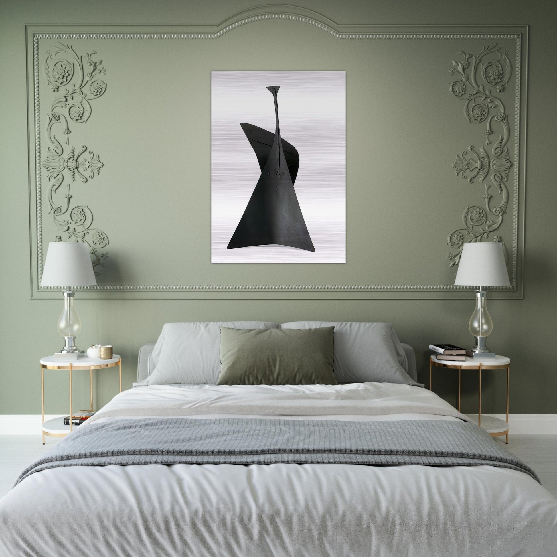 LITTLE ARCH MAQUETTE 1940 - Alexander Calder Brushed Aluminum Print - 70x100 cm / 28x40 inches | Alexander Calder Aluminum Print | Alexander Calder Prints