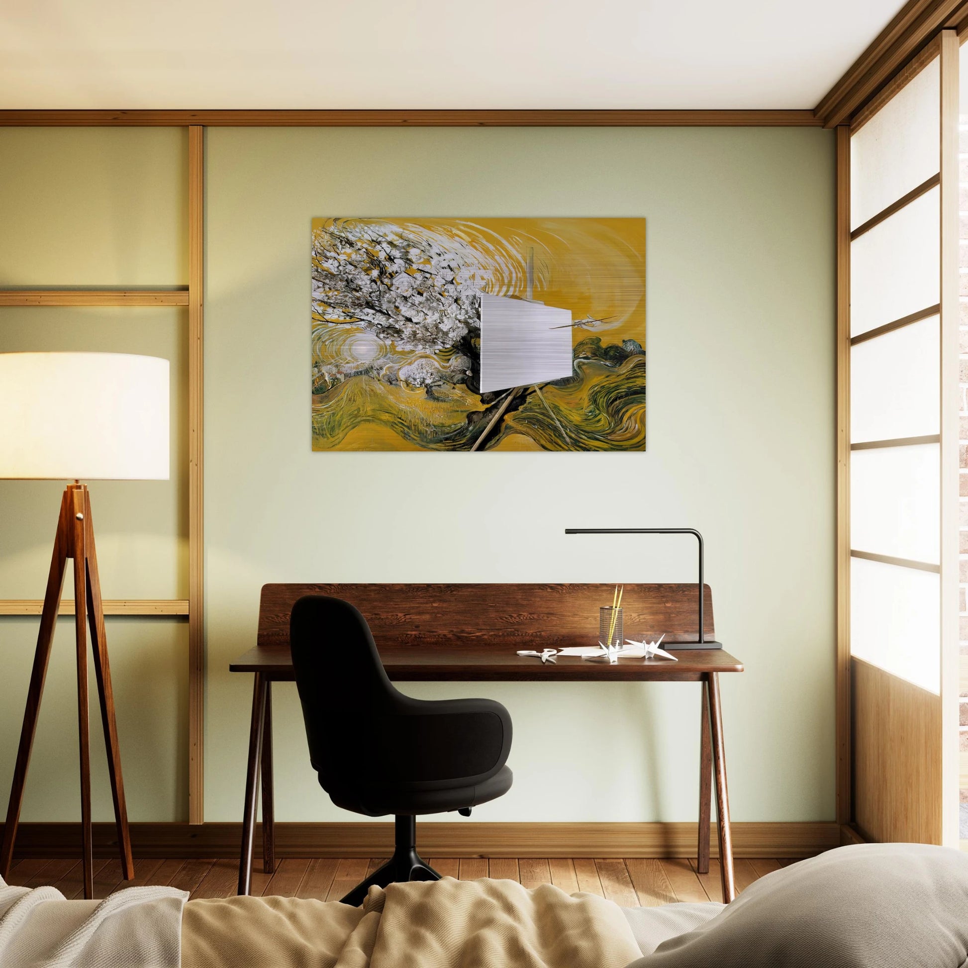 The Blossom Tree - 1982 - Brett Whiteley Brushed Aluminum Print - 70x100 cm / 28x40 inches | Brett Whiteley Aluminum Print | Brett Whiteley Prints