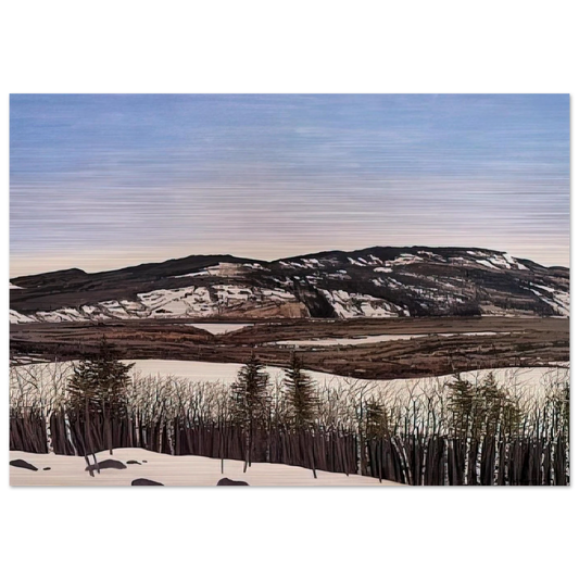 Hope to Megunticook - 1992 - Neil Welliver Brushed Aluminum Print - 70x100 cm / 28x40 inches | Neil Welliver Aluminum Print | Neil Welliver Prints