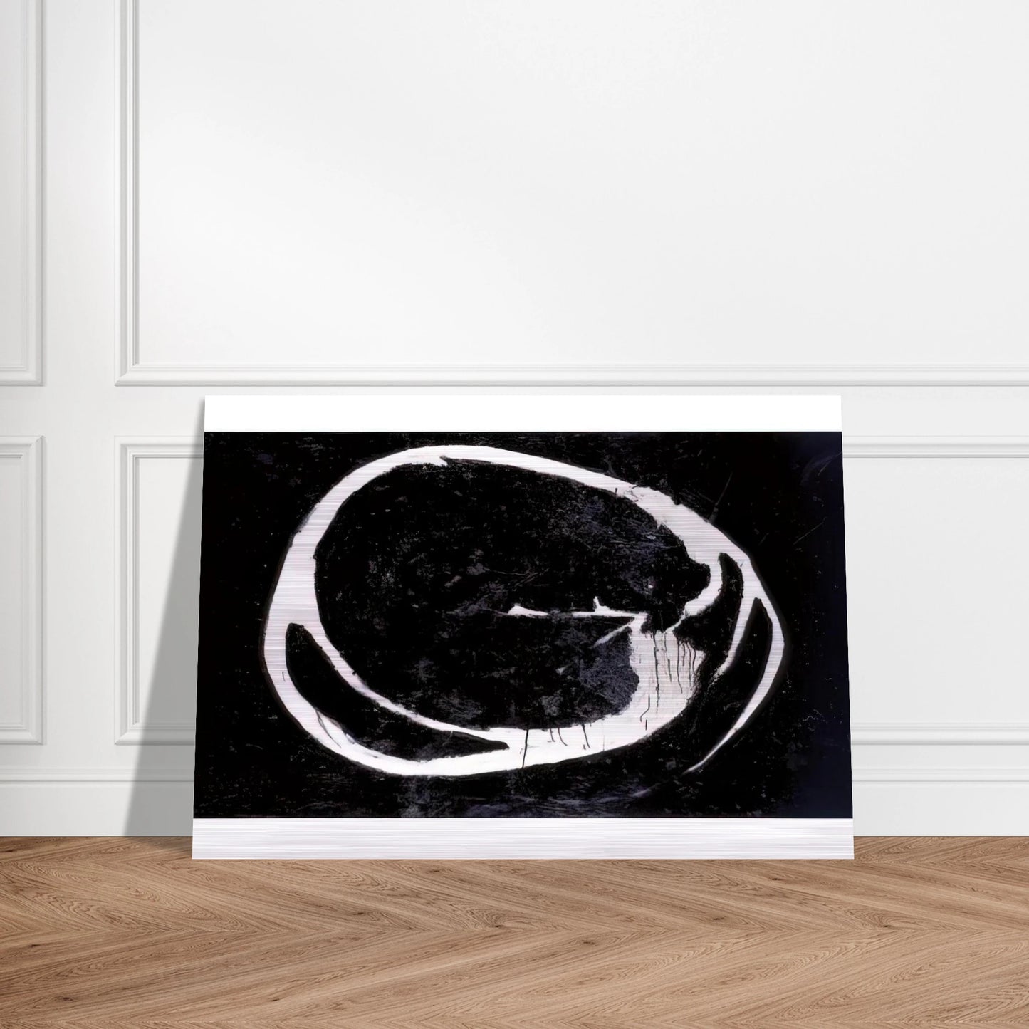 Untitled - 1962 - Jiro Yoshihara Brushed Aluminum Print - 70x100 cm / 28x40 inches | Jiro Yoshihara Aluminum Print | Jiro Yoshihara Prints