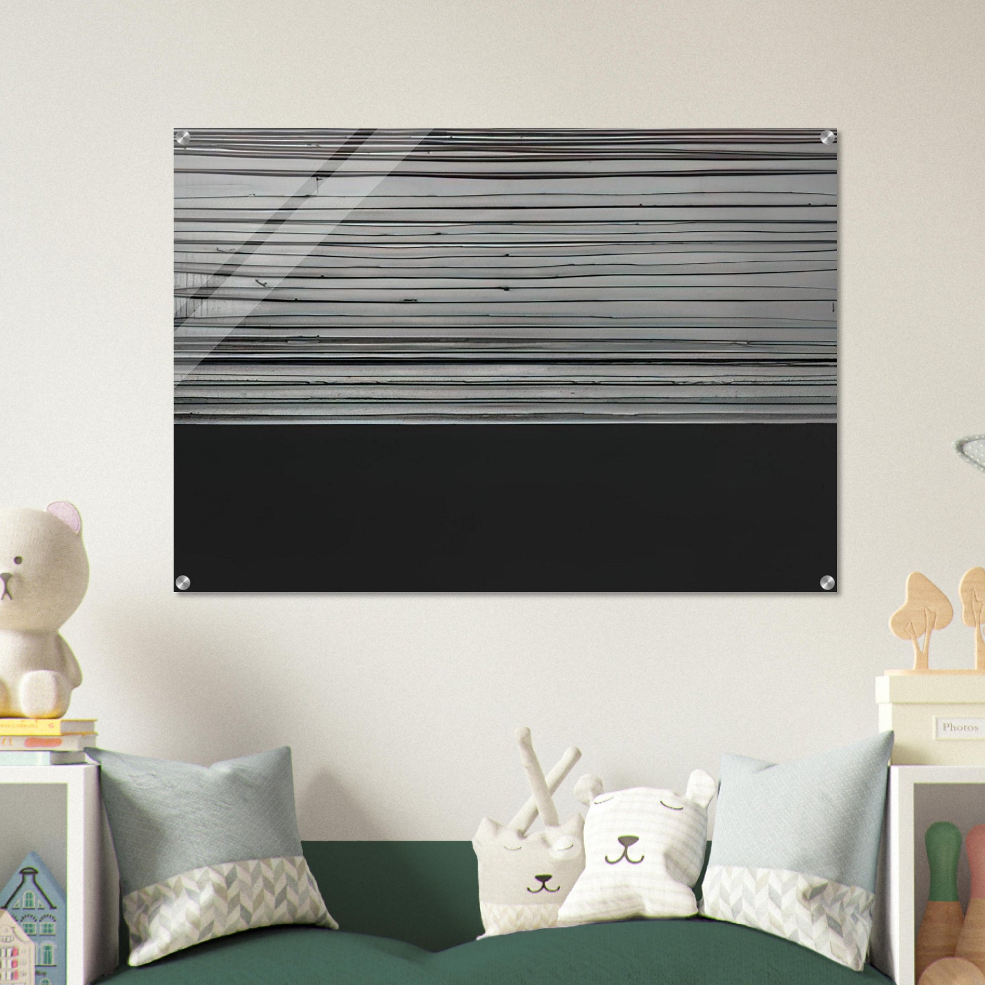 Peinture 12 November 2008 diptyque - 2008 - Pierre Soulages Acrylic Print - 70x100 cm / 28x40″ inches