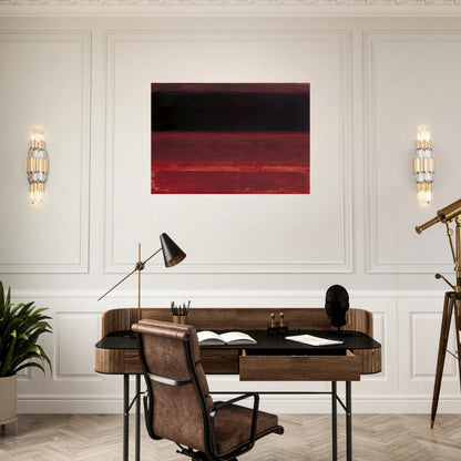 Four Darks in Red - 1958 - Mark Rothko Brushed Aluminum Print - 70x100 cm / 28x40 inches | Mark Rothko Aluminum Print | Mark Rothko Prints