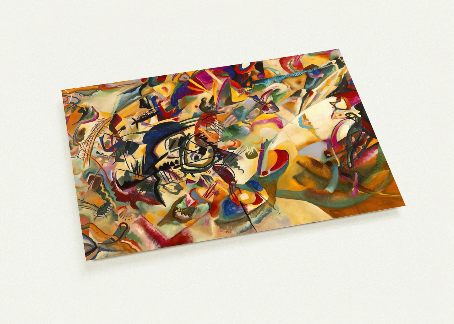 COMPOSITION VII 1913 By Wassily Kandinsky Pack of 10 Post Cards | Wassily Kandinsky Post Cards | A6 (10.5 x 14.8 cm) - 4.1 x 5.8 inches