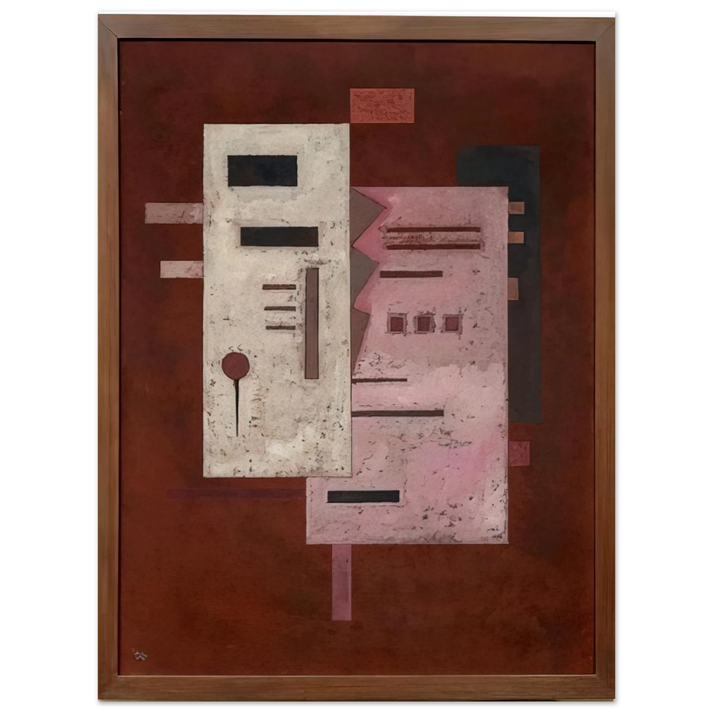 Wassily Kandinsky - SOFT ROUGHNESS 1933  75x100 cm / 30x40inches Fine Art Poster
