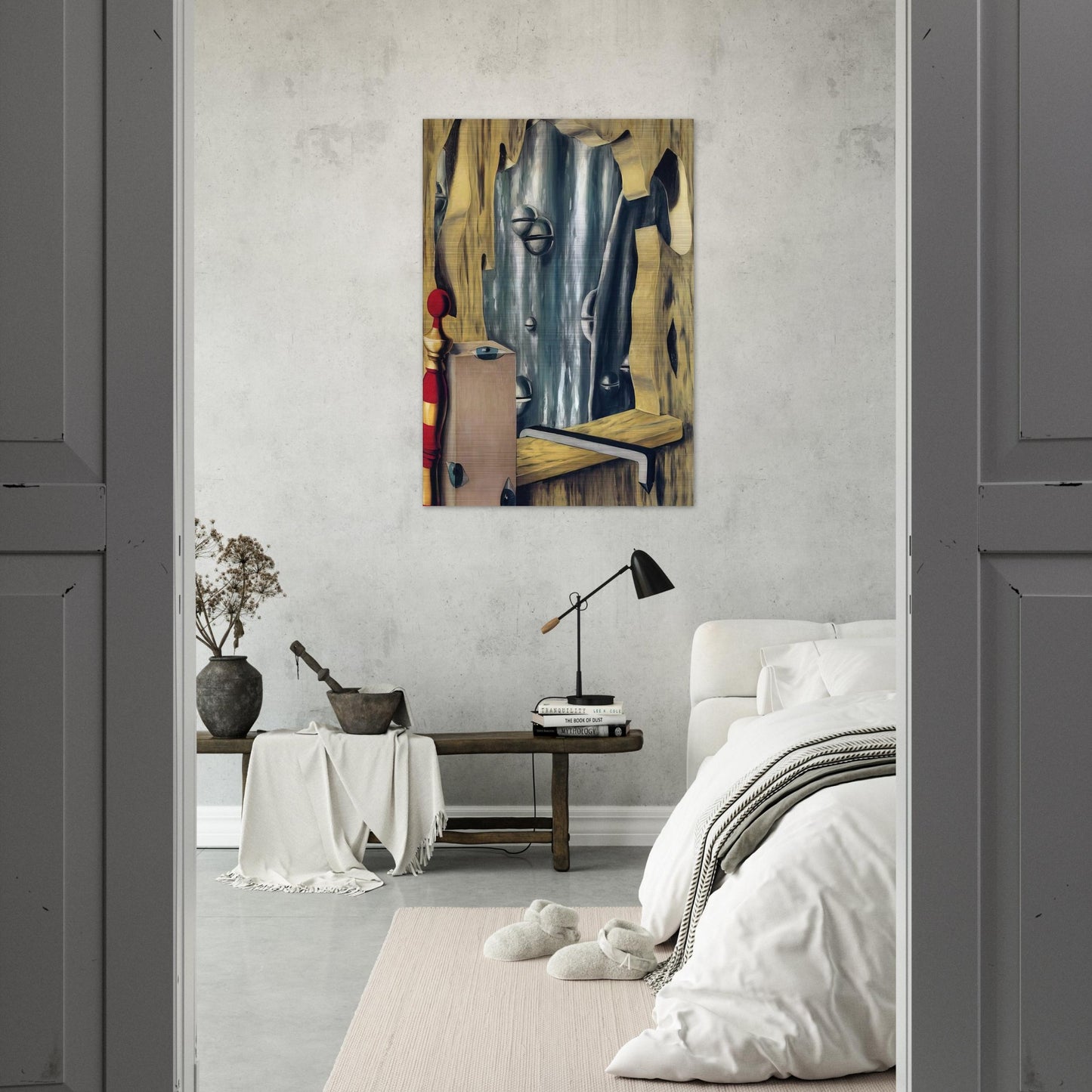 THE SILVER GAP 1926 - Rene Magritte Brushed Aluminum Print - 70x100 cm / 28x40 inches | Rene Magritte Aluminum Print | Rene Magritte Prints